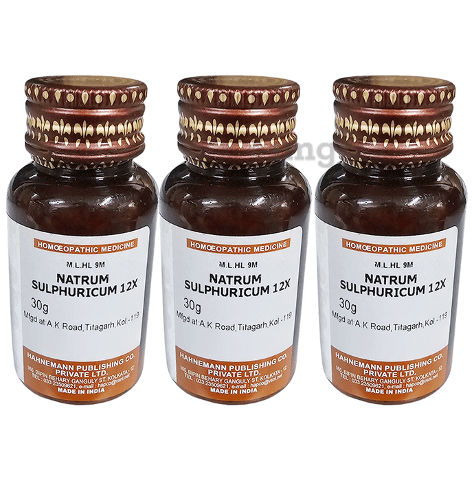 Hapco Natrum Sulphuricum Tablet (30gm Each) 12X