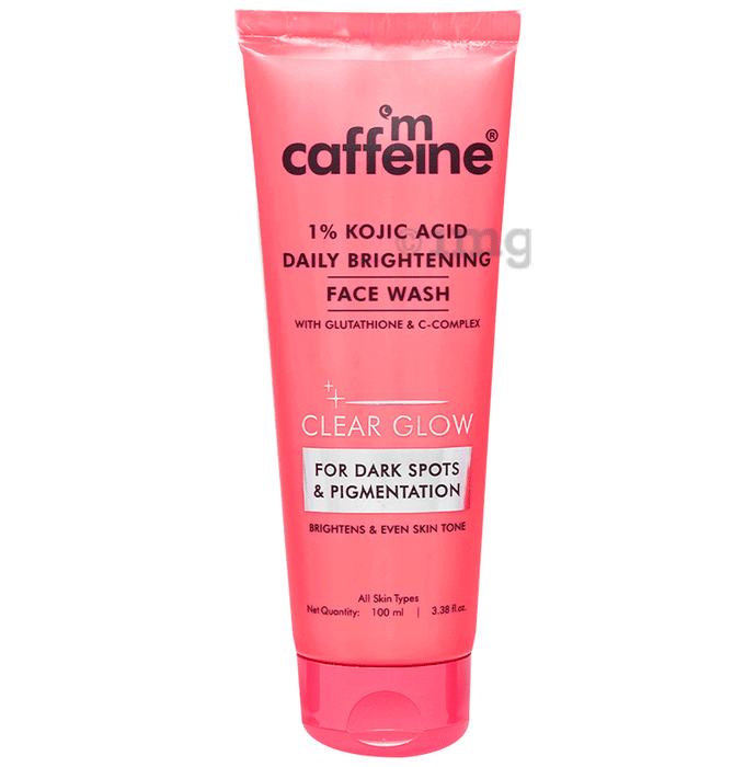 mCaffeine 1 Kojic Acid Daily Brightening Acid Face Wash Buy tube of
