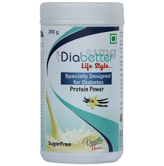 Dr.Ethix Diabetter Protein Powder (200gm Each) Vanilla Sugar Free