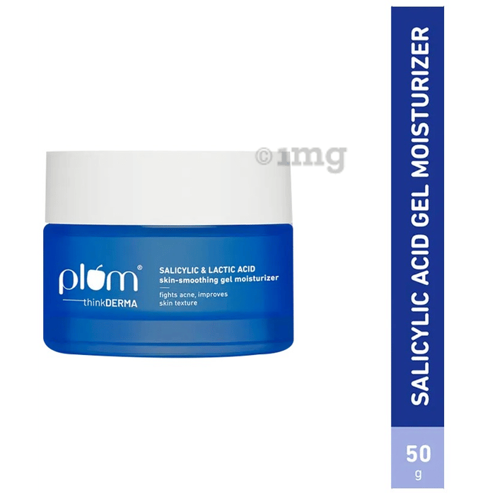 Plum Salicylic & Lactic Acid SkinSmoothing Gel Moisturizer Buy jar of 50.0 gm Moisturiser at