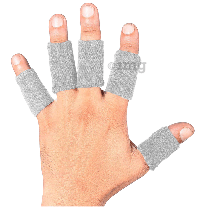 Joyfit Finger Sleeves for Support Grey