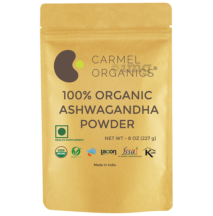 Carmel Organics 100% Organic Ashwagandha Powder