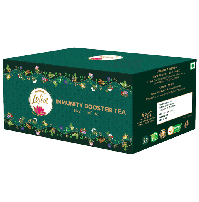 Eight Petals Lotus Immunity Booster Tea Herbal Infusion (4gm Each)
