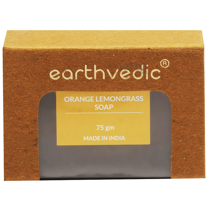 Earthvedic Orange Lemongrass Soap (75gm Each)