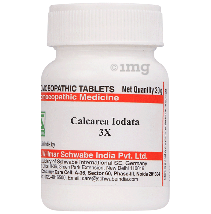 Dr Willmar Schwabe India Calcarea Iodata Trituration Tablet 3X