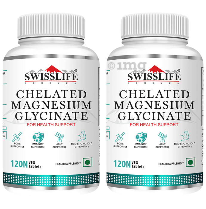 SWISSLIFE FOREVER  Chelated Magnesium Glycinate Tablet (120 Each)