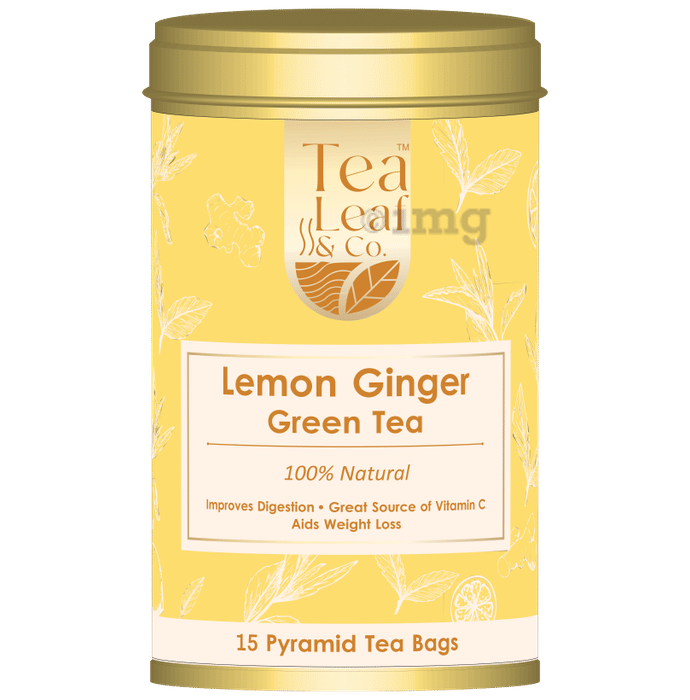 Tea Leaf & Co Lemon Ginger Green Tea (2gm Each)