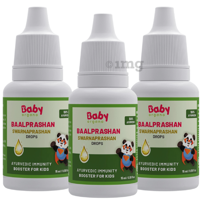 Baby Organo Baalprashan Suvarnaprashan Drops (15ml Each)