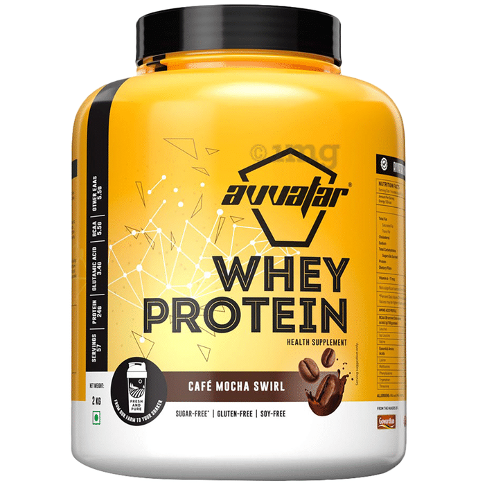 Avvatar Absolute 100% Whey Protein Powder Café Mocha Swirl