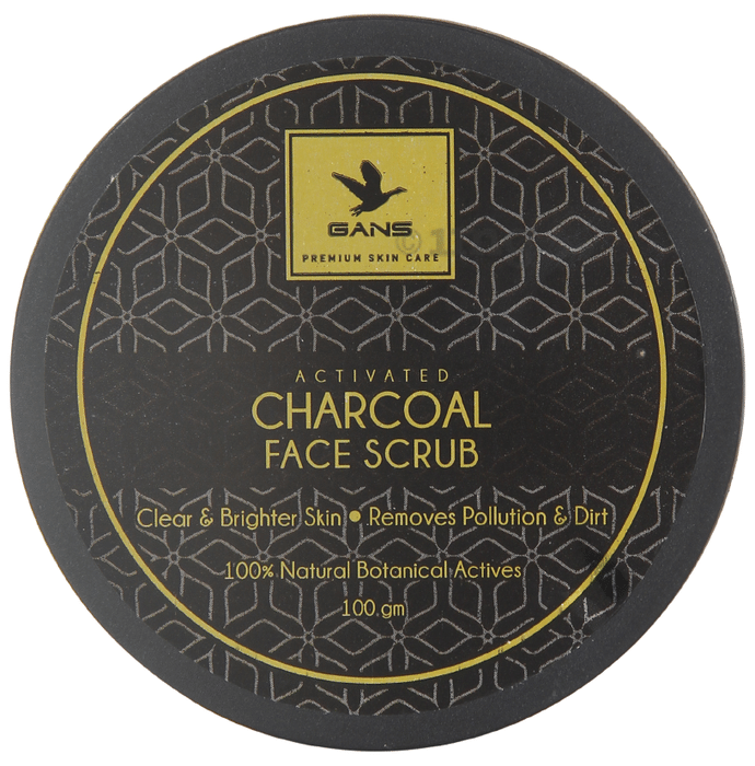 Gans Activated Charcoal Face Scrub