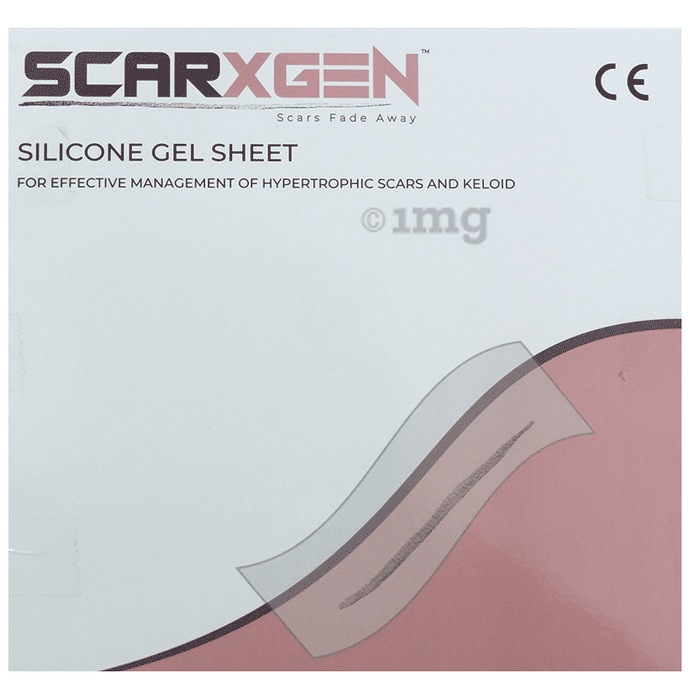 Scarxgen Silicone Gel Sheet 16.4cm x 7.2 cm