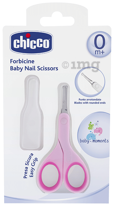 Chicco Baby Nail Scissors 0m+ Pink
