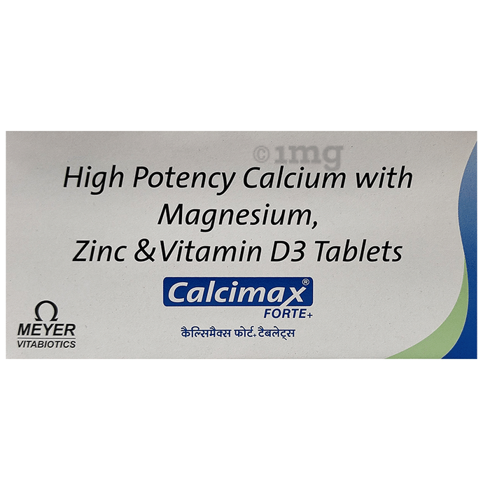 Calcimax Forte+ Calcium Tablet with Magnesium, Zinc & Vitamin D3