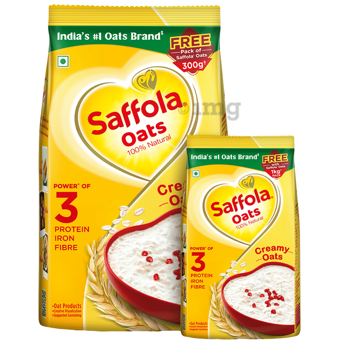 Saffola Oats for Muscles & Energy with Saffola Oats 300gm Free