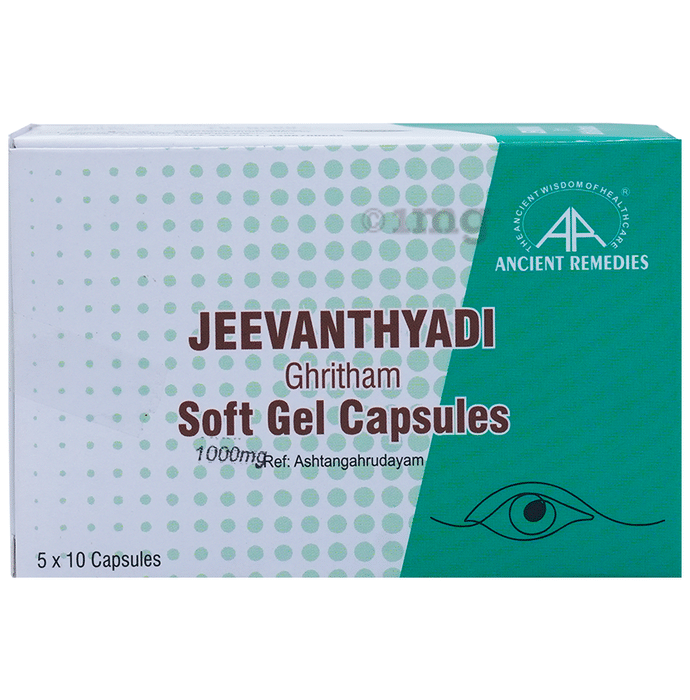 Jeevanthyadi Ghritham Soft Gel Capsules (10 Each)