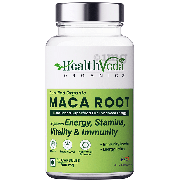 Health Veda Organics Maca Root Capsules