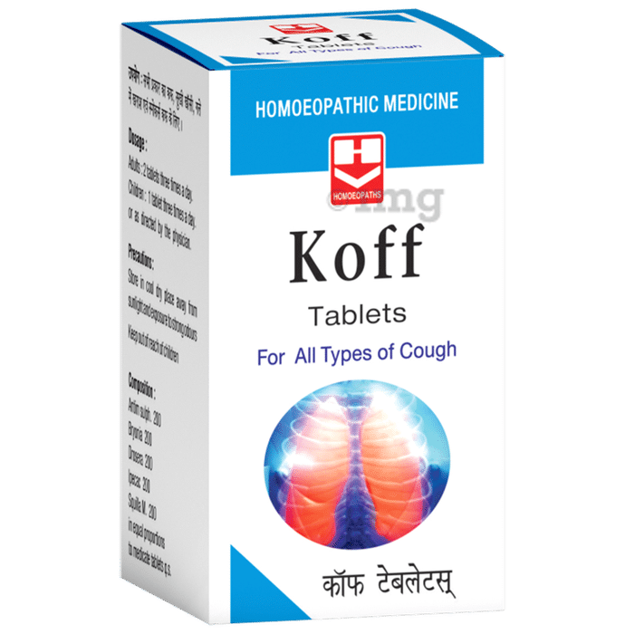Homeopaths Koff Tablet (25gm Each)