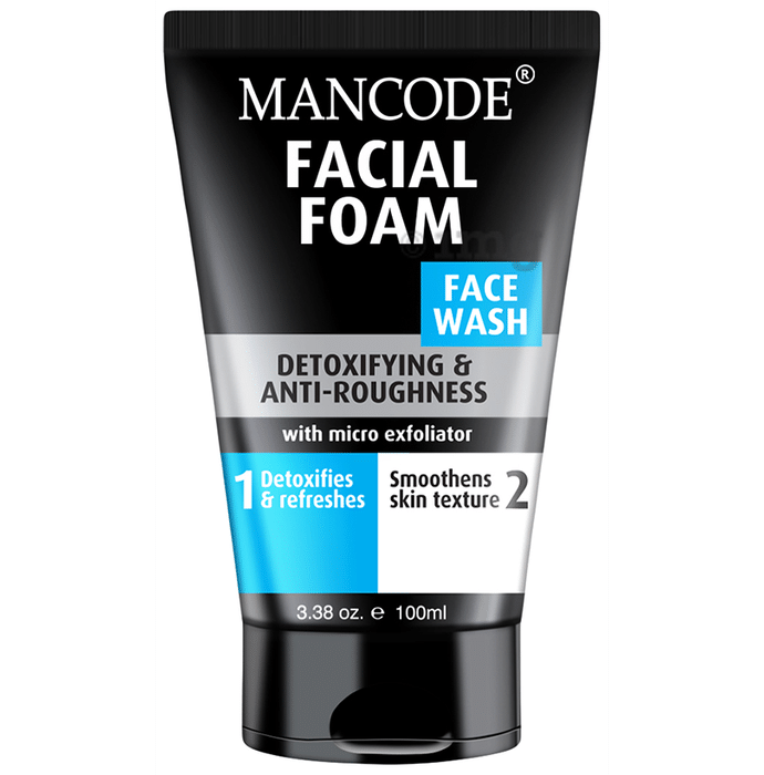 Mancode Facial Foam  Face Wash