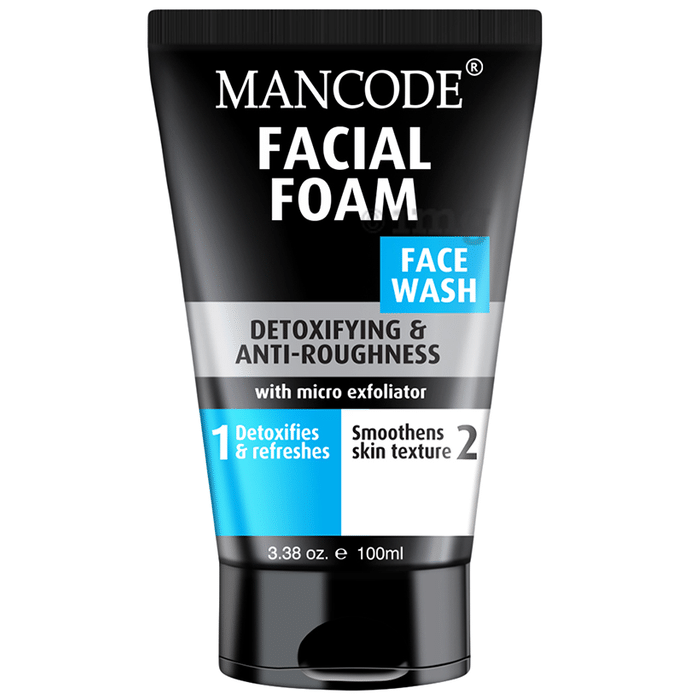Mancode Facial Foam Face Wash