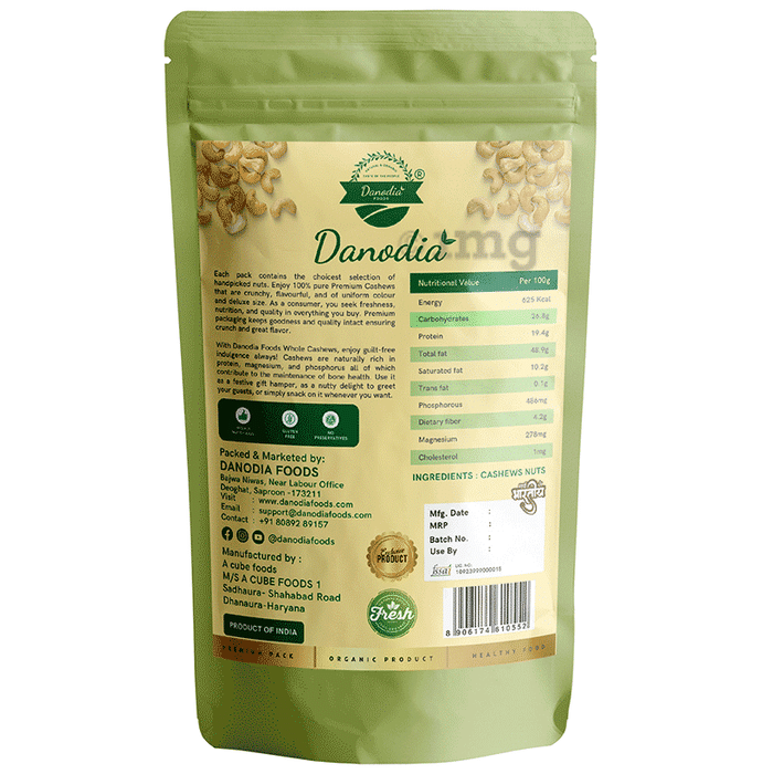 Danodia Whole Cashews