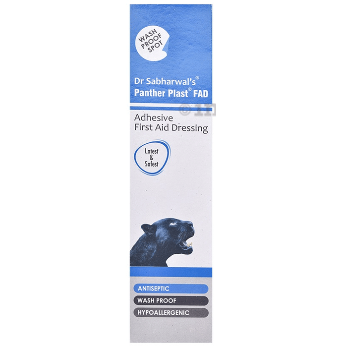 Dr. Sabharwal's Panther Plast FAD Adhesive First Aid Dressing Wash Proof Spot 2.5cm