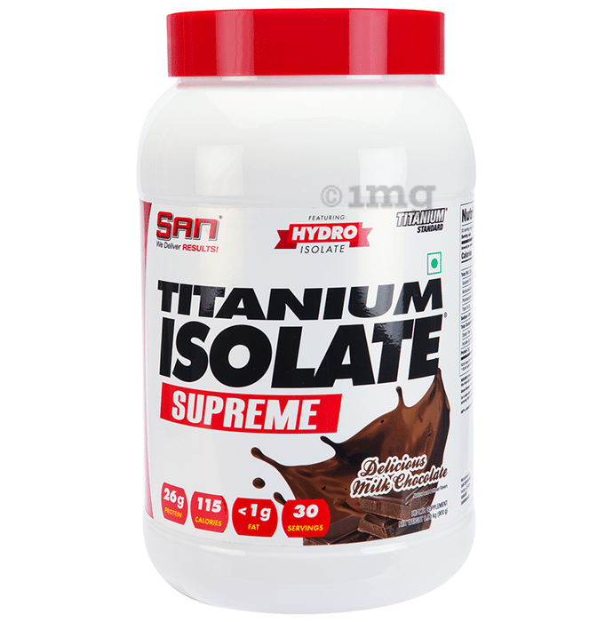 San Titanium Isolate Supreme Delicious Milk Chocolate