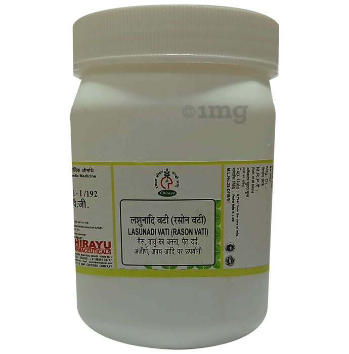 Chirayu Pharmaceuticals Lasunadi Vati (Rason Vati)