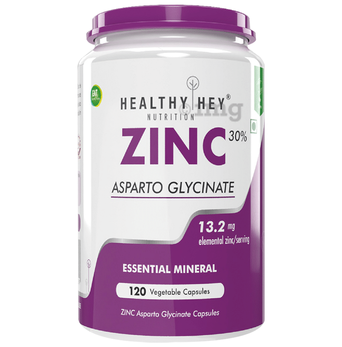HealthyHey Zinc 13.2mg Vegetable Capsule