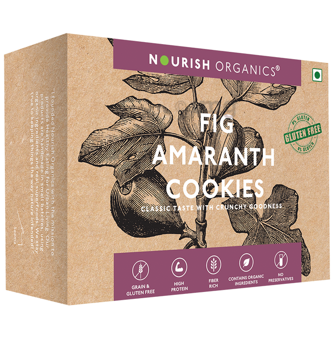 Nourish Organics Fig Amarnath Cookies