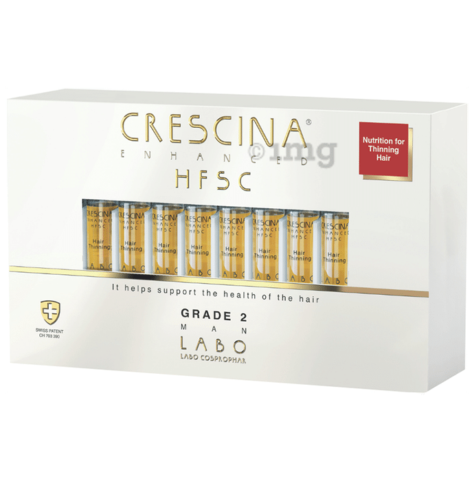 Crescina Enhanced HFSC Grade 2 for Men | Supports Hair Health (3.5ml Each)