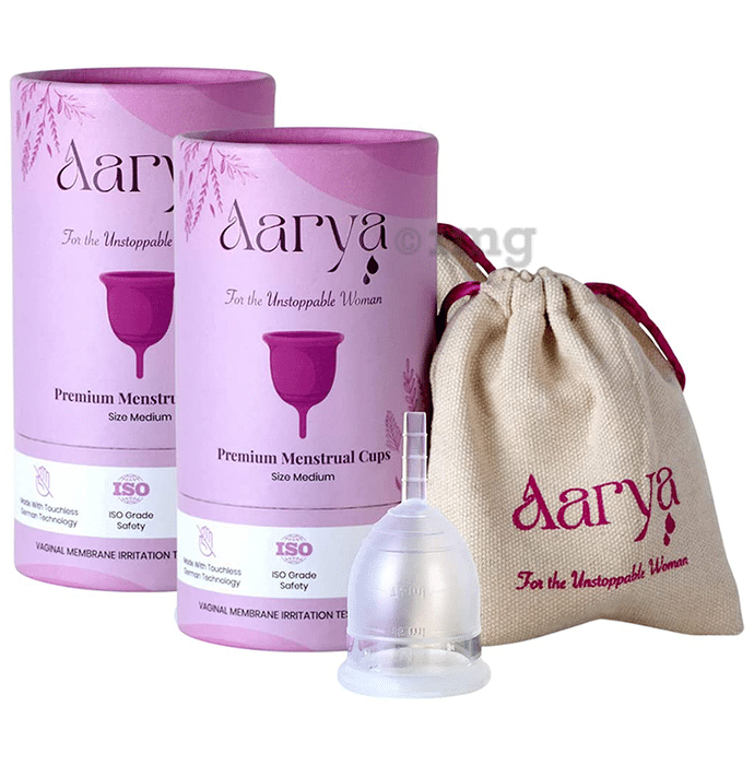 Aarya Medical Grade Silicone Reusable Menstrual Cup Medium
