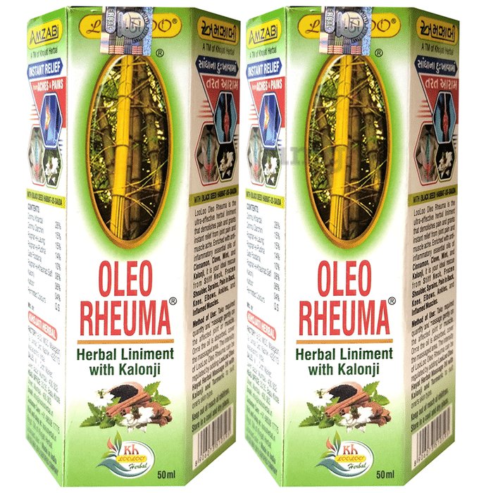 LooLoo Oleo Rheuma Herbal Liniment (50ml Each)