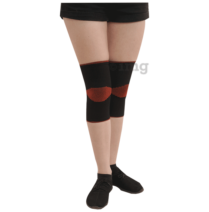 ADBZ Knee Cap Classic Stretchable and Comfortable, Knee Support For Knee Pain For Men and Women Black Small