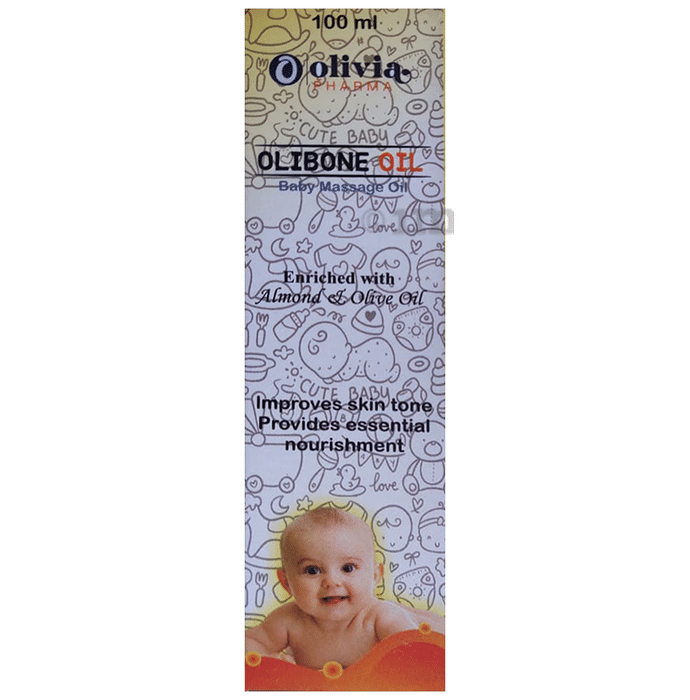 Olibone Baby Massage Oil with Almond & Olive Oil
