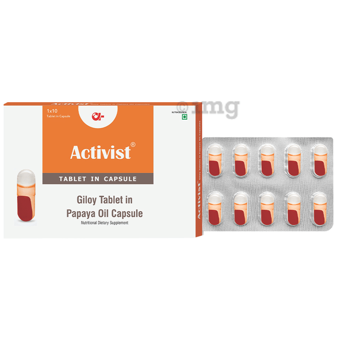 Activist Glioy Tablet in Papaya Oil Capsule (10 Each)
