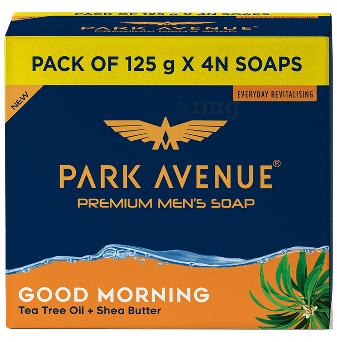 Park Avenue Premium Men's Soap (125gm Each) Good Morning