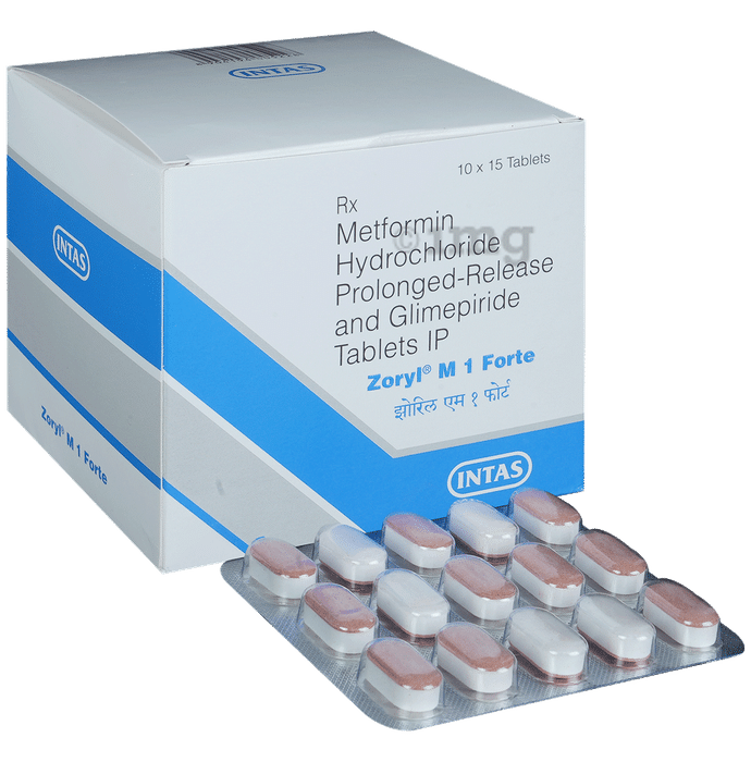 Zoryl M 1 Forte Tablet PR