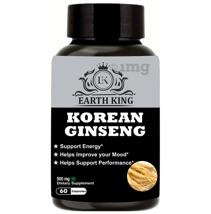 Earth King Korean Gingseng 500ng Capsule