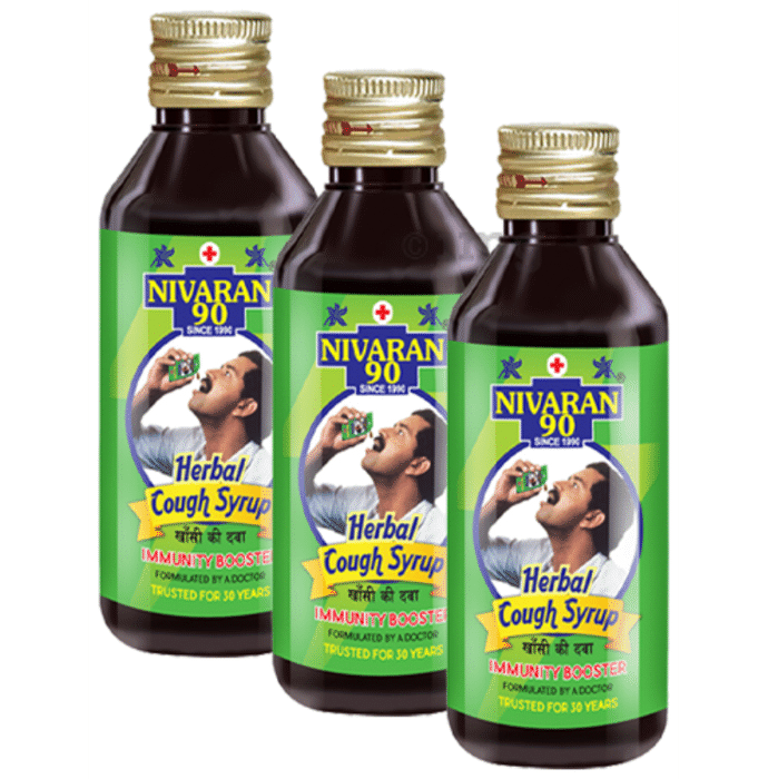 Nivaran 90 Herbal Cough Syrup (60ml Each)