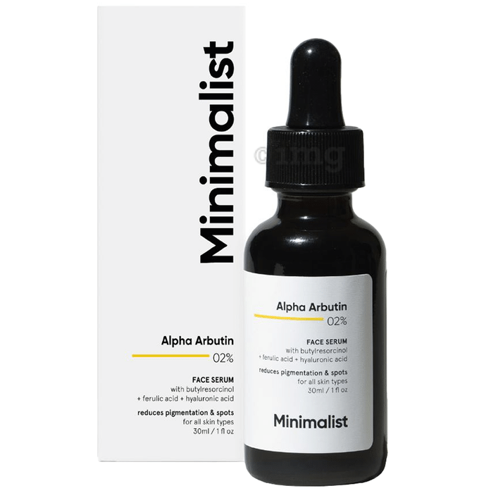 Minimalist 02% Alpha Arbutin Face Serum | Fights Pigmentation and Dark Spots