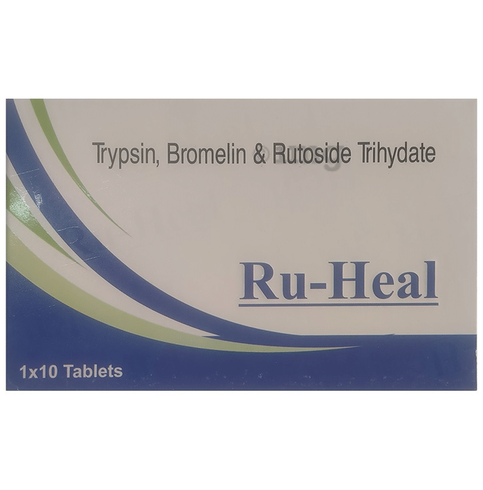 Ru-Heal Tablet: Buy strip of 10.0 tablets at 𝗯𝗲𝘀𝘁 𝗽𝗿𝗶𝗰𝗲 in India | 1mg