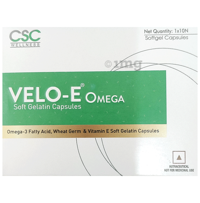 CSC Wellness Velo-E Omega Soft Gelatin Capsule