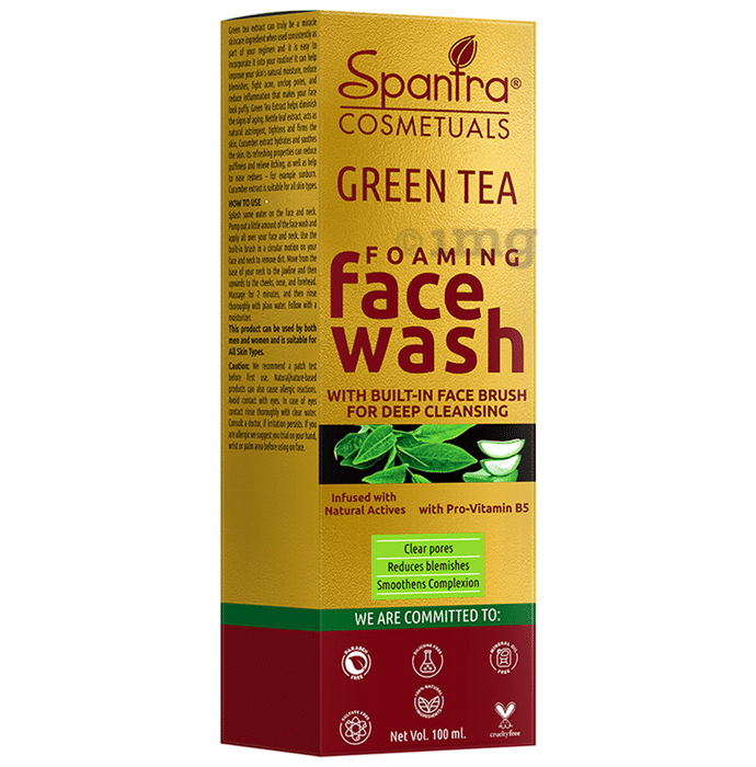 Spantra Green Tea Foaming Face Wash