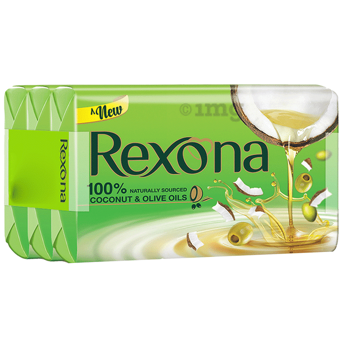 Rexona Coconut & Olive oils Soap (150gm Each)