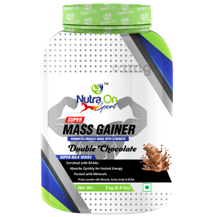 Nutra On Sport Super Mass Gainer Powder Double Chocolate