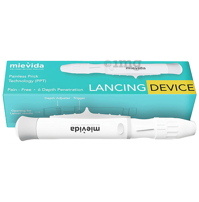 Mievida Lancing Device with Painless Prick Technology (PPT)