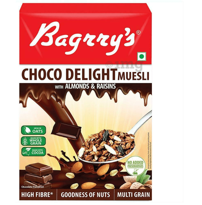Bagrry's Choco Delight Muesli with Almonds & Raisins