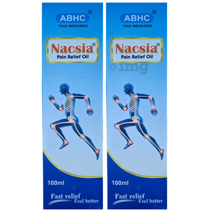 Nacsia Pain Relief Oil (100ml Each)