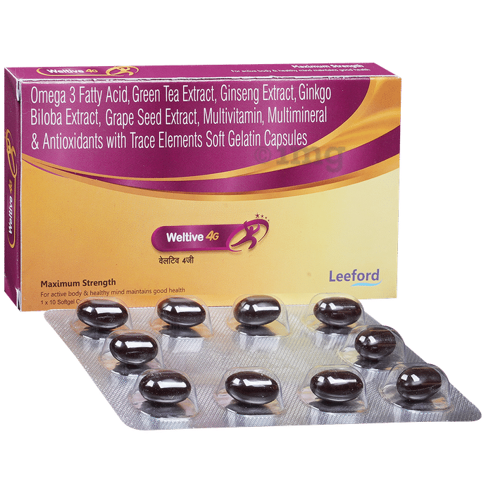 Weltive 4G Capsule For Nutritional Deficiency