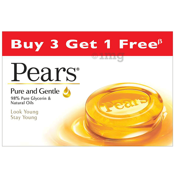 Pears Pure and Gentle Soap Buy 3 Get 1 Free